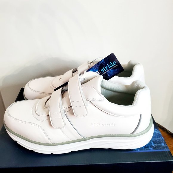 Brand New NWT BioStride Running/Walking Shoes White/Silver Men's 10. - Picture 8 of 10